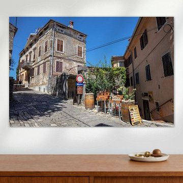 Street in Motovun, Croatia