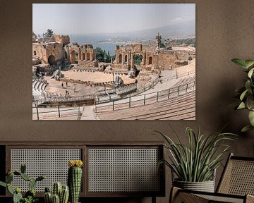 Ancient Theatre of Taormina van Sharon de Groot