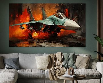 Jet-fighter van Harry Herman