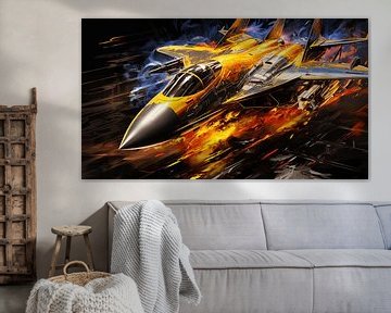 Jet-fighter van Harry Herman