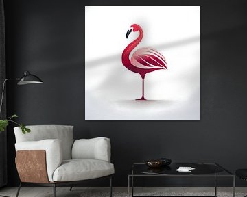 Vector image Flamingo by PixelPrestige