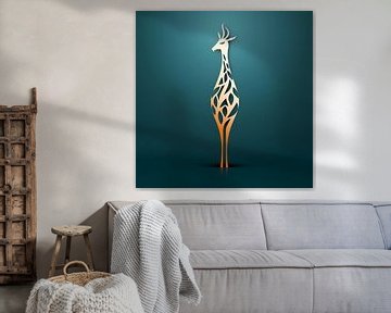 Image vectorielle Girafe sur PixelPrestige