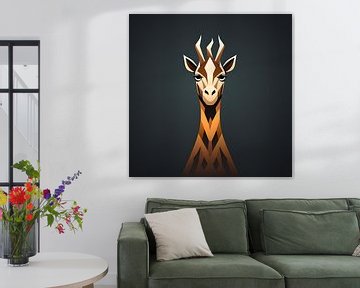 Vector image Giraffe by PixelPrestige