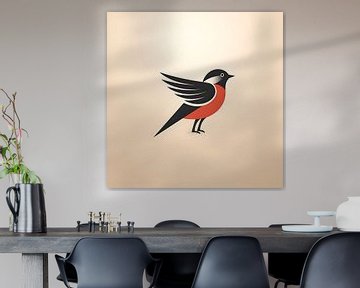 Vector image Bird