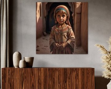 Petite fille marocaine sur Gert-Jan Siesling