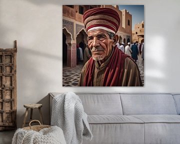 Vieil homme marocain sur Gert-Jan Siesling