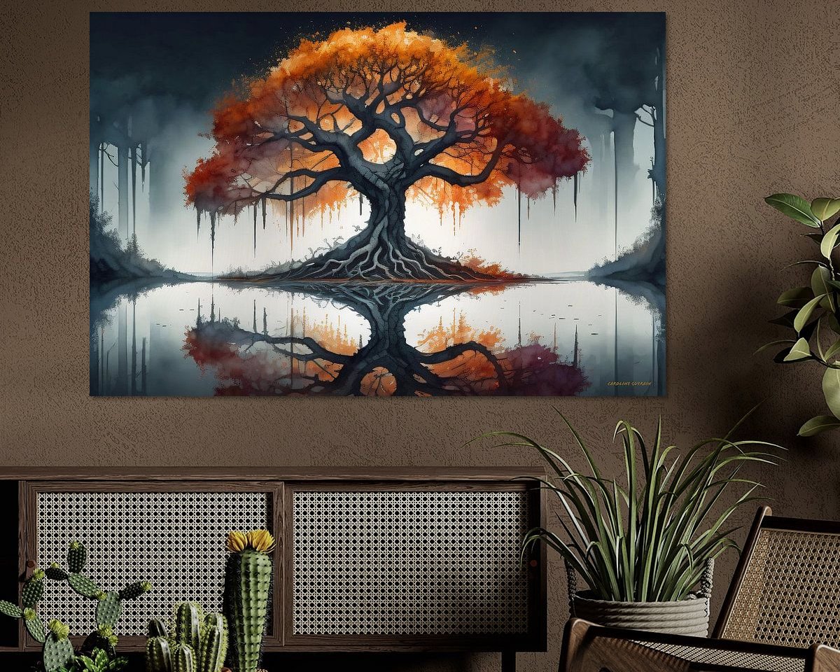 Example of the artwork in a room