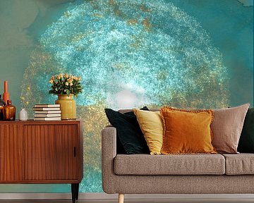 Japan Abstract Moss by FRESH Fine Art