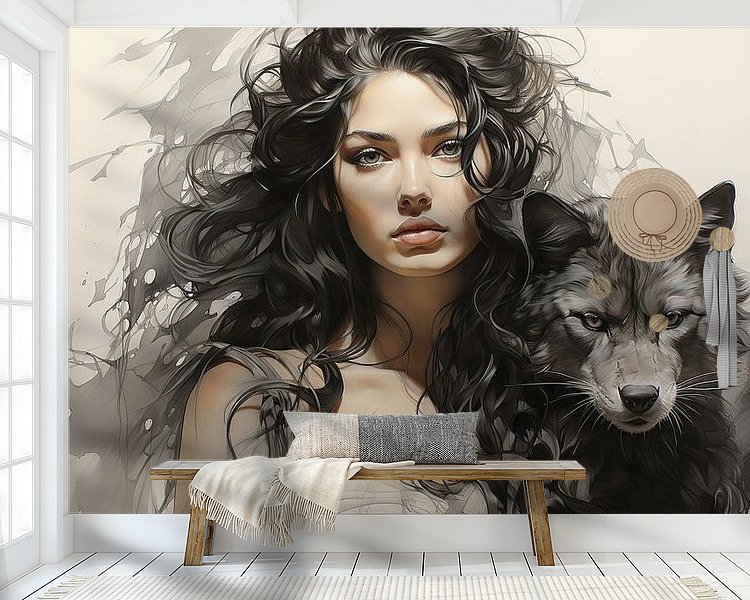 Example of the artwork in a room