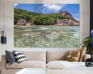 Seychelles - Anse Source d'Argent sur La Digue sur t.ART