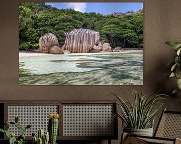 Seychelles - Anse Source d'Argent sur La Digue sur t.ART