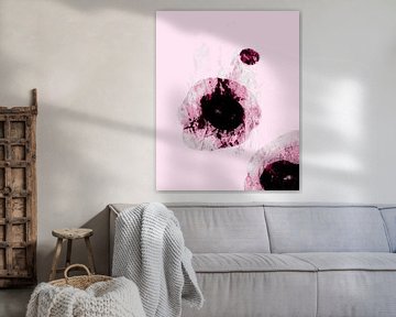 Japandi Zen Blush Japan Scandinavia Abstract by Mad Dog Art