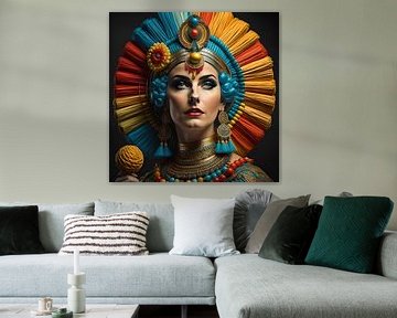 Cleopatra in regenboogkleuren