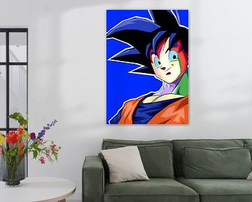 Goku wpap pop-art van IHSANUDDIN .