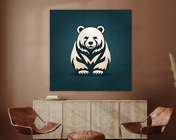 Image vectorielle Ours sur PixelPrestige