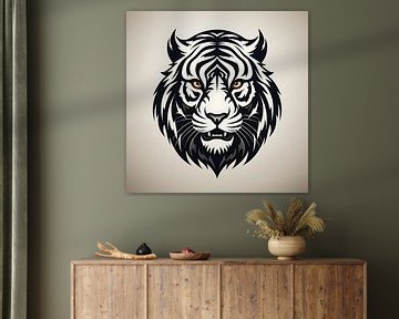 Vector image Tiger by PixelPrestige