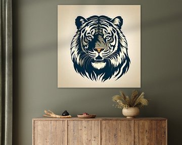 Vector image Tiger by PixelPrestige