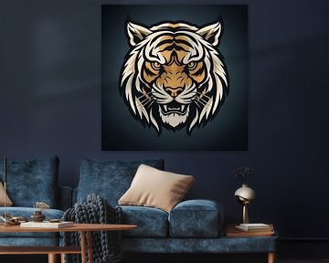 Vector image Tiger by PixelPrestige