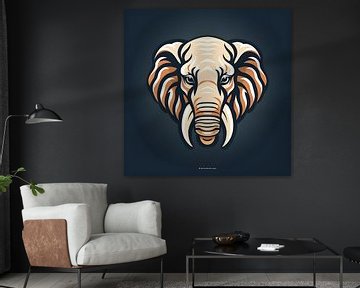 Vectorafbeelding Olifant van PixelPrestige