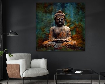 Buddha - The Test of Time by Vlindertuin Art