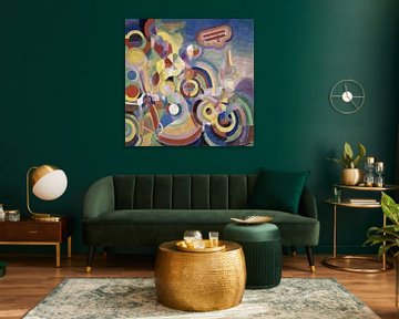 Homage to Blériot (1914) by Robert Delaunay by Peter Balan