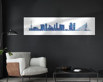 Rotterdam skyline van Harry Hadders