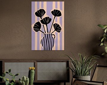 Striped Still Life (Purple) by Treechild