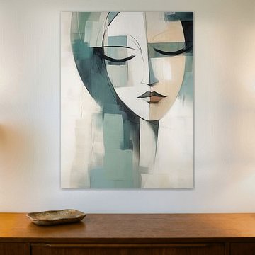 Frau abstrakt von Bert Nijholt