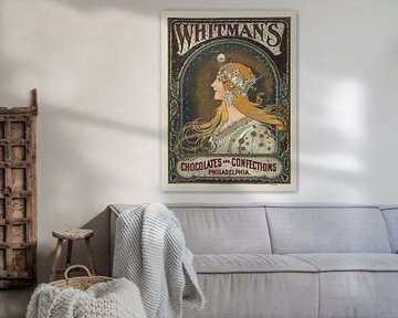 Alfons Mucha - Chocolade en Suikerwerk van Old Masters