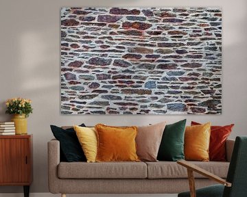 Old stone wall by Anjo ten Kate