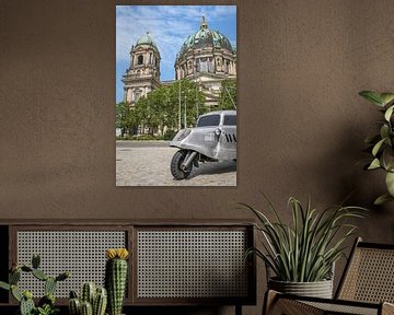 Vintage tricycle in front of the Berlin Cathedral by t.ART