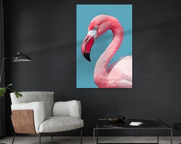 Rosa Flamingo von Whale & Sons