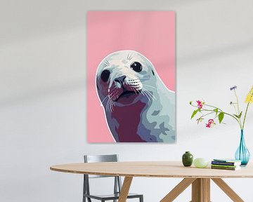 Questionable Seal (Pink) by Whale & Sons