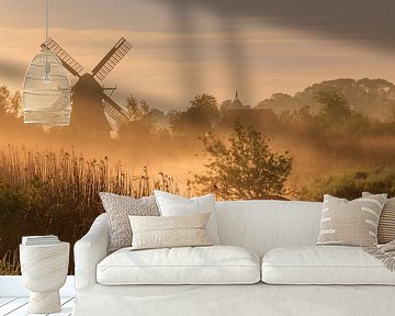 The Noordermolen Noorddijk Groningen by Marga Vroom