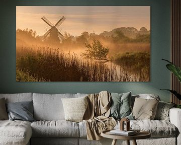 Die Noordermolen Noorddijk Groningen von Marga Vroom