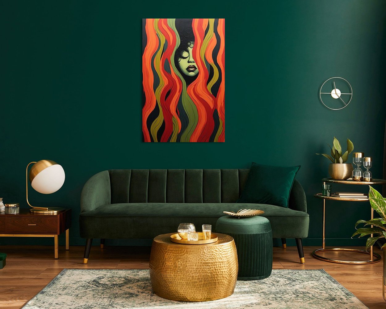 Example of the artwork in a room