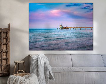 Baltic Sea with sunset by Mustafa Kurnaz