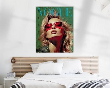 Kate Moss Vogue cover van Rene Ladenius Digital Art