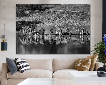 Afrika Safari Zebra by Judith Adriaansen