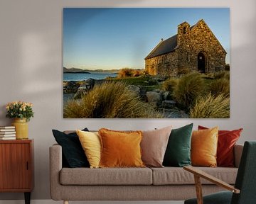 Lake Tekapo, Church of the good shepherd, Nieuw Zeeland