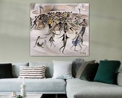 Example of the artwork in a room