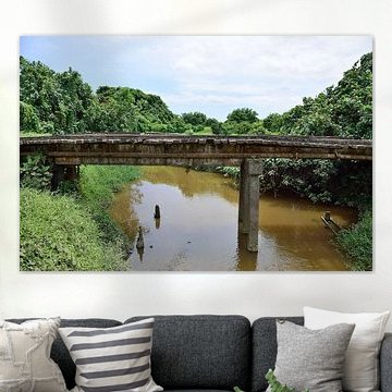 The old Vunivaivai Bridge
