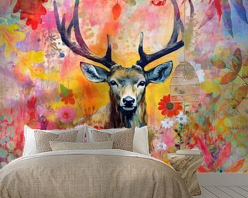 Deer Late Summer Wildlife by Andrea Haase