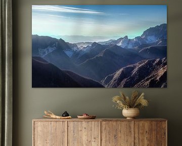 Apuaanse Alpen en marmergroeve. Carrara, Toscane van Stefano Orazzini