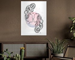 Example of the artwork in a room