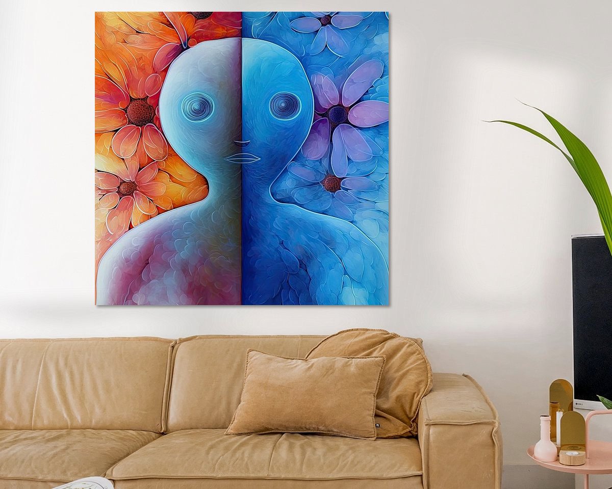 Example of the artwork in a room