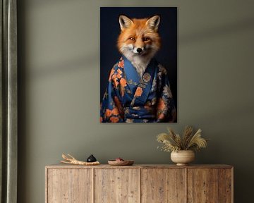 Der Kimono träumt vom schlauen Fuchs von PixelMint.
