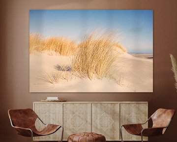 Strand op het eiland Schiermonnikoog in de Waddenzee van Sjoerd van der Wal Fotografie