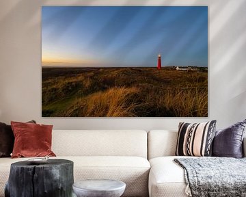 Schiermonnikoog panoramic view in the dunes with the lighthouse  by Sjoerd van der Wal Photography