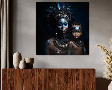 Avatar: Moederlijke Liefde Canvas van Surreal Media